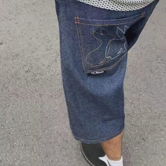 HANDMADE DENIM JORTS