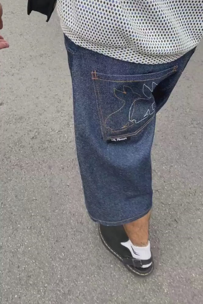 HANDMADE DENIM JORTS